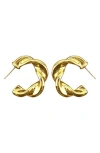 Panacea Twisted Hoop Earrings