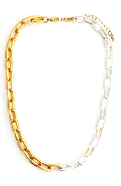 Panacea Two Tone Chain Necklace