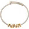 Panacea Two Tone Crystal Cuff In Metallic