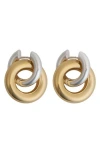 Panacea Two-tone Link Earrings