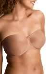 Panache Alice Underwire Strapless Bra In Honey