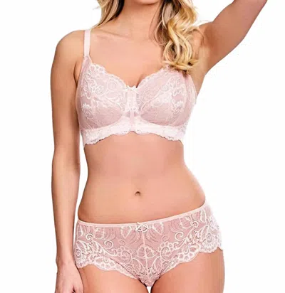 Panache Andorra Full Cup Wirefree Bra In Soft Blush In White