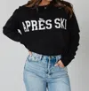 Panache Apparel Apres Ski Sweater In Black In Black