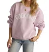 Panache Apparel Cocktails Sweatshirt In Lavender In Purple