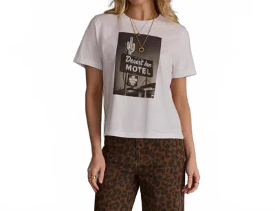 Panache Apparel Desert Inn Motel Tee In White