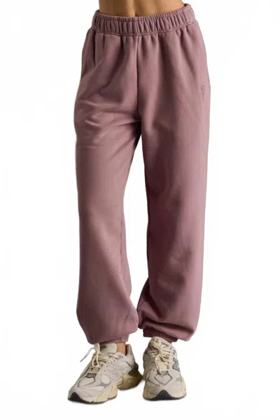 Panache Apparel Relaxed Fit Sweatpants In Dusty Purple In Multi