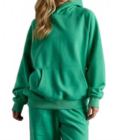 Panache Apparel Relaxed Hooded Sweatshirt In Green