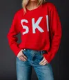 Panache Apparel Ski Sweater In Red In Red