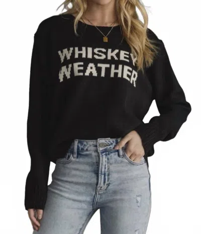 Panache Apparel Whiskey Weather Sweater In Black