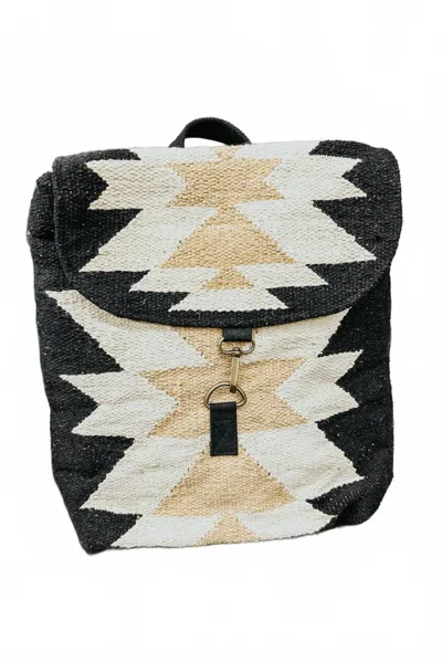 Panache Apparel Women's Aztec Backpack In Black
