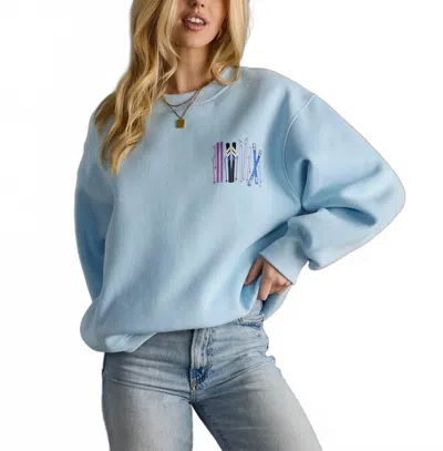 Panache Apres Ski Club Sweatshirt In Light Blue