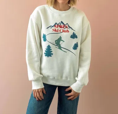 Panache Apres Ski Club Sweatshirt In White
