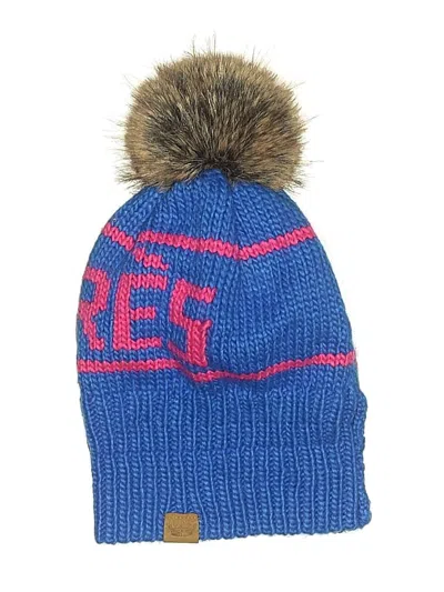 Pre-owned Panache Beanie Hat In Blue