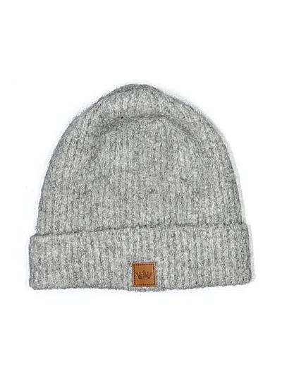 Panache Beanie Hat In Gray