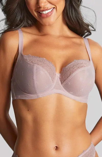Panache Blossom Balcony Underwire Bra In Taupe