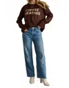 Panache Coffee Weather Sweater In Dark Brown In Brown