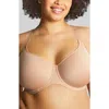 Shop Panache Elegance Underwire Smooth Spacer T-shirt Bra In Honey