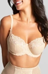 Panache Envy Underwire Stretch Lace Bra In Chai