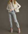 Panache Floral Vest In Floral/white