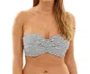 Panache G-cup Underwire Bandeau Bikini Bra In Pan Anya Stripe In Multi