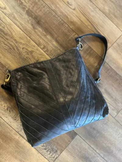 Panache Messenger Tote In Black