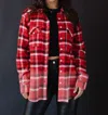 Panache Plaid Flannel In Red, Navy And Tan