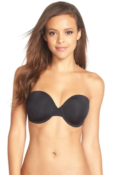 Panache 'porcelain' Convertible Strapless Underwire Bra In Black