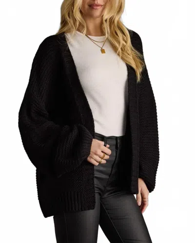 Panache Ski Knit Cardigan In Black In Multi