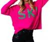 Panache Ski Sweater In Bright Pink In Pink