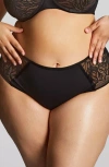 Panache Sophia Lace Cheeky Briefs In Black