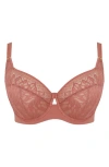 Panache Sophia Underwire Lace Bra In Pink