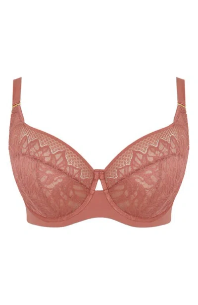Panache Sophia Underwire Lace Bra In Pink