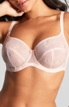 Panache Tango Underwire Low Cut Unlined Bra In Pink