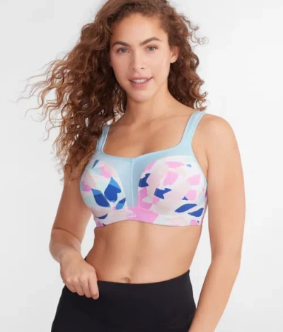 Panache Ultimate High Impact Underwire Sports Bra In Abstract Pink