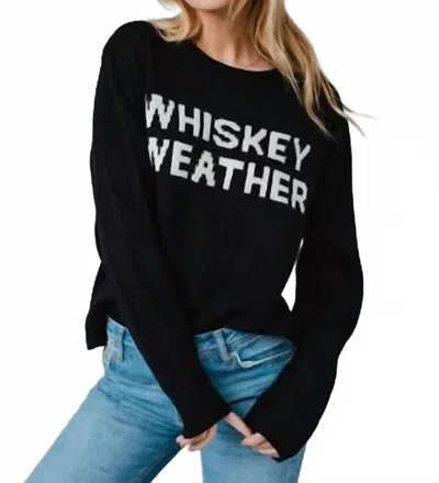 Panache Whiskey Weather Sweater In Black