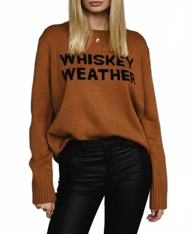 Panache Whiskey Weather Sweater In Brown