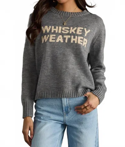 Panache Whiskey Weather Sweater In Gray In Multi