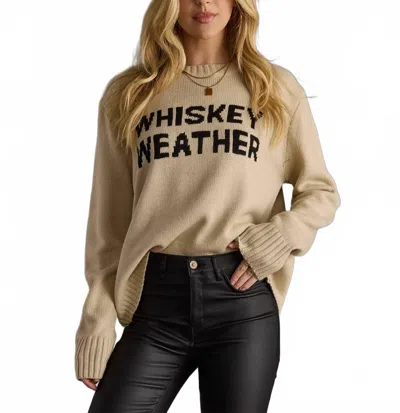 Panache Whiskey Weather Sweater In Tan In Multi