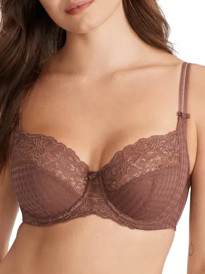 Panache Women's Envy Side Support Balconette Bra In Brown