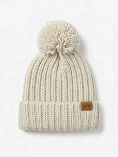 Panache Women's Knit Pom Hat In Beige In Sand