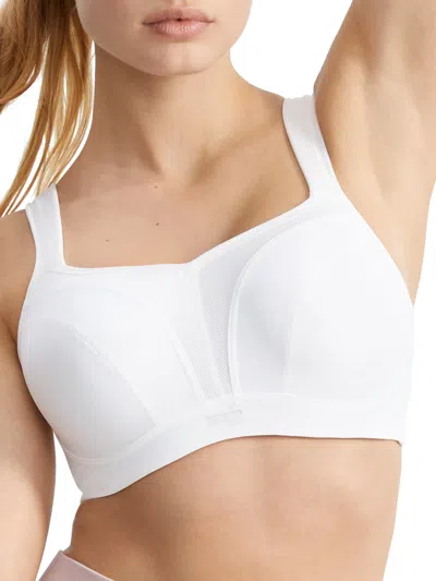 Panache Women's Ultimate High Impact Underwire Sports Bra In White