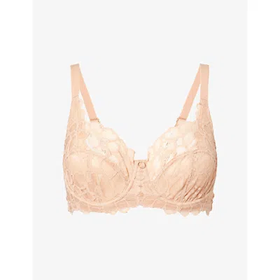 Panache Womens Honey Allure Full-cup Lace Bra In Brown