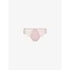 Panache Womens Vintage Ana Mid-rise Stretch-lace Thong In Vintage