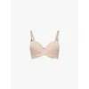 Panache Womens Champagne Cari Moulded-cup Spacer T-shirt Bra In Champagne