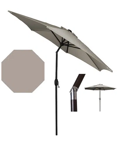 Panama Jack 9ft Patio Umbrella With Crank In Gray