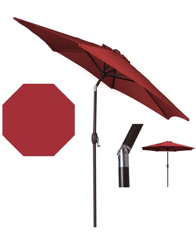 Panama Jack 9ft Patio Umbrella With Crank In Red