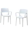 Panama Jack Bella Set Of 2 Stackable Armchairs