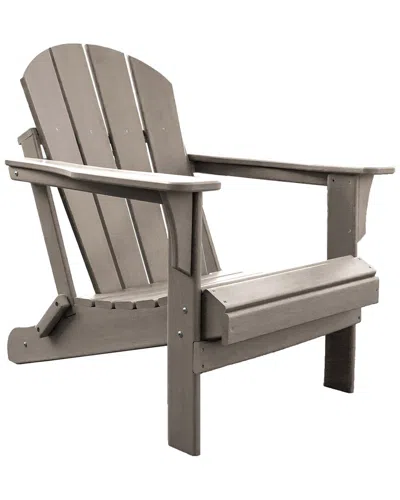 Panama Jack Folding Adirondack Chair In Brown