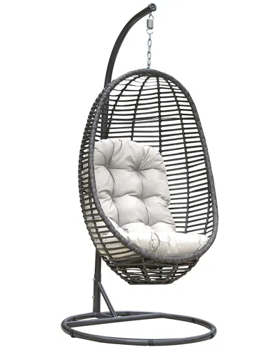 Panama Jack Graphite 2pc Hanging Chair With Cushion