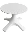 Panama Jack In-pool Wave End Table In White